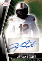 2022 Jaylan Foster Sage - Autograph (#:A-JF) (Stock: 1) - $3.50