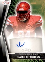 2022 Isaiah Chambers Sage - Autograph (#:A-IC) (Stock: 1) - $3.50