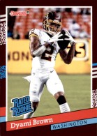 2021 Dyami Brown Panini Instant Retro Rated Rookie - (1 of 2231) (#:BW24) (Stock: 2) - $1.50