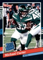 2021 Michael Carter RB Panini Instant Retro Rated Rookie - (1 of 2231) (#:BW28) (Stock: 3) - $2.00