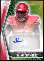 2022 Isaiah Chambers Sage - Autograph Red (#:A-IC) (Stock: 1) - $4.00