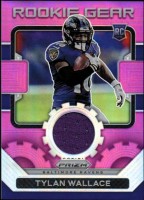 2021 Tylan Wallace Panini Prizm - Rookie Gear Pink Prizm Jersey (#:RG-26) (Stock: 1) - $5.00