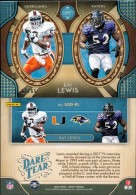 2022 Ray Lewis Panini Legacy - Dare to Tear (Untorn) (#'d to 65) (#:SGD-RL) (Stock: 1) - $35.00