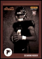 2022 Desmond Ridder Panini Instant Studio Rookies - (1 of 911) (#:24) (Stock: 2) - $3.00