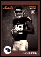 2022 Hassan Haskins Panini Instant Studio Rookies - (1 of 911) (#:37) (Stock: 3) - $2.00