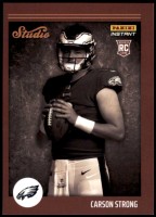 2022 Carson Strong Panini Instant Studio Rookies - (1 of 911) (#:42) (Stock: 3) - $2.00