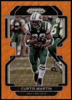 2021 Curtis Martin Panini Prizm - Orange Wave Prizm (#'d to 60) (#:92) (Stock: 1) - $3.50