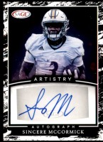 2022 Sincere McCormick Sage Artistry - Autograph (#:A-SM2) (Stock: 1) - $4.00