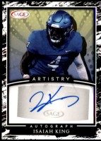 2022 Isaiah King Sage Artistry - Autograph (#:A-IK) (Stock: 1) - $4.50