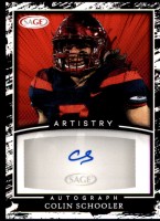 2022 Colin Schooler Sage Artistry - Autograph (#:A-CS4) (Stock: 1) - $4.00