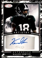 2022 Kalon Gervin Sage Artistry - Autograph (#:A-KG2) (Stock: 2) - $5.00