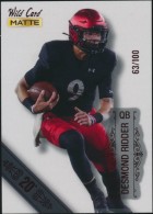 2022 Desmond Ridder Wild Card Matte - 20 Stripe (#'d to 100) (#:37) (Stock: 1) - $6.00