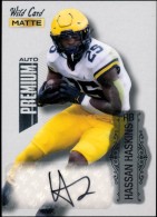 2022 Hassan Haskins Wild Card Matte - Premium Autograph (#:MB-A) (Stock: 1) - $6.00