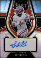 2022 Levi Lewis Select Draft Picks - Rookie Autograph Prizm (#:RS-LLE) (Stock: 1) - $6.00