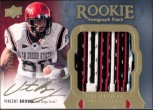 2011 Vincent Brown SDSU Exquisite Collection - Rookie Autograph Patch (#'d to 135) (#:134) (Stock: 1) - $10.00