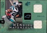 2009 Jonathan Stewart SPx - Winning Materials Dual Swatch Jersey (#'d to 149) (#:W-JS) (Stock: 1) - $4.00