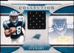 2008 Jonathan Stewart Donruss Threads - Rookie Collection Materials Jersey (#'d to 500) (#:RCM-5) (Stock: 1) - $4.00