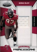 2010 Gerald McCoy Certified - Rookie Fabric of the Game Jersey (#'d to 250) (#:4) (Stock: 1) - $3.00