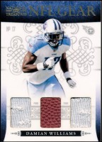 2010 Damian Williams Playoff National Treasures - NFL Gear Prime Double Jersey and Ball (#'d to 49) (#:35) (Stock: 1) - $4.00