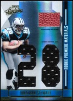 2008 Jonathan Stewart Playoff Absolute Memorabilia - Rookie Premiere Materials Oversize Jersey Number Prime (#'d to 100) (#:253) (Stock: 1) - $5.00