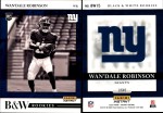 2022 Wan'Dale Robinson Panini Instant Black & White Rookies - (1 of 649) (#:15) (Stock: 1) - $1.50