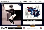 2022 Malik Willis Panini Instant Black & White Rookies - (1 of 649) (#:25) (Stock: 3) - $3.00