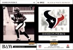 2022 Dameon Pierce Panini Instant Black & White Rookies - (1 of 649) (#:32) (Stock: 3) - $2.50