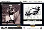 2022 Carson Strong Panini Instant Black & White Rookies - (1 of 649) (#:42) (Stock: 3) - $1.50