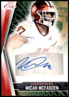 2022 Micah McFadden Sage - Autograph Red (#:A-MM2) (Stock: 1) - $4.50