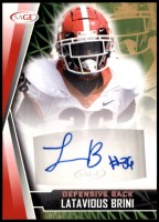 2022 Latavious Brini Sage - Autograph Red (#:A-LB) (Stock: 2) - $4.00