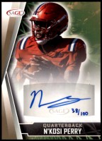 2022 N'Kosi Perry Sage - Autograph Gold (#'d to 100) (#:A-NKP) (Stock: 1) - $4.00