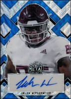 2022 Jalen Wydermyer Leaf Metal Draft - Portraits Wave Blue Autograph (#'d to 25) (#:PA-JW1) (Stock: 1) - $5.00