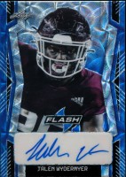 2022 Jalen Wydermyer Leaf Flash - Portrait Autographs Kaleidoscope Blue (#'d to 20) (#:PA-JW1) (Stock: 1) - $5.00