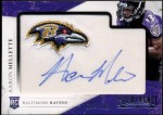 2013 Aaron Mellette Panini Prominence - Rookie Logo Team Patch Signatures Autograph (#'d to 208) (#:102) (Stock: 1) - $5.00