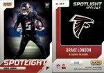 2022 Drake London Panini Instant Spotlight Rookies - (1 of 603) (#:4) (Stock: 3) - $3.00