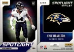 2022 Kyle Hamilton Panini Instant Spotlight Rookies - (1 of 603) (#:8) (Stock: 1) - $2.00