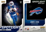 2022 James Cook Panini Instant Spotlight Rookies - (1 of 603) (#:22) (Stock: 1) - $2.50