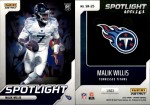 2022 Malik Willis Panini Instant Spotlight Rookies - (1 of 603) (#:25) (Stock: 3) - $3.00