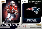 2022 Bailey Zappe Panini Instant Spotlight Rookies - (1 of 603) (#:39) (Stock: 1) - $4.00