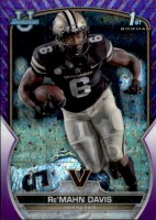 2022 Re'Mahn Davis Bowman Chrome University - Purple Mini-Diamond Refractor (#'d to 399) (#:8) (Stock: 1) - $3.50