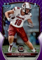 2022 Austin Stogner Bowman Chrome University - Purple Refractor (#'d to 399) (#:84) (Stock: 1) - $3.50