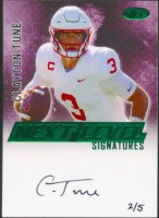 2023 Clayton Tune Sage - Next Level Signatures Red Green (#'d to 5) (#:NLS-CT) (Stock: 1) - $20.00