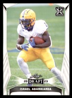 2023 Israel Abanikanda Leaf Draft (#:49) (Stock: 2) - $1.00