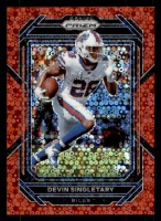 2022 Devin Singletary Panini Prizm - No Huddle Red Prizm (#'d to 50) (#:30) (Stock: 1) - $3.50