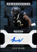 2022 Luiji Vilain Panini Prizm Draft Picks - Sensational Signatures Autograph (#:SS-LVI) (Stock: 1) - $4.50