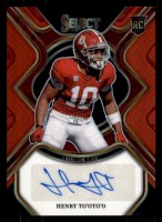 2023 Henry To'oTo'o Select Draft Picks - Rookie Signature Autographs Prizm Red (#:RS-HTO) (Stock: 1) - $6.00