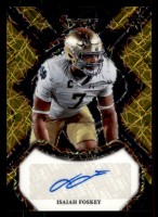 2023 Isaiah Foskey Select Draft Picks - Rookie Signatures Autograph Gold Lazer Prizm (#'d to 75) (#:RS-IFO) (Stock: 1) - $7.50