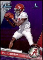 2023 Malik Benson Bowman Chrome University - 1st Bowman Purple Refractor (#'d to 399) (#:45) (Stock: 1) - $3.00