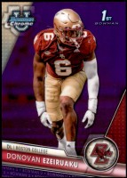 2023 Donovan Ezeiruaku Bowman Chrome University - 1st Bowman Purple Refractor (#'d to 399) (#:71) (Stock: 1) - $3.00