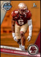 2023 Donovan Ezeiruaku Bowman Chrome University - 1st Bowman Orange Refractor (#'d to 25) (#:71) (Stock: 1) - $7.50